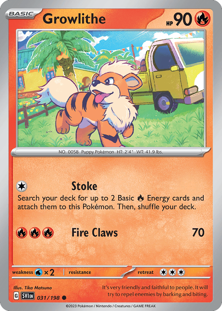 Growlithe — Scarlet & Violet #31