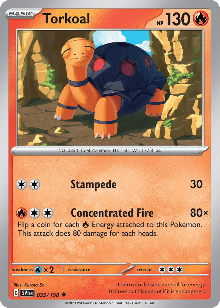 Torkoal — Scarlet & Violet #35