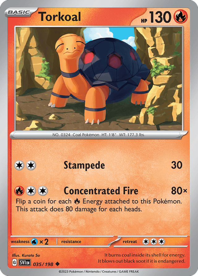 Torkoal — Scarlet & Violet #35