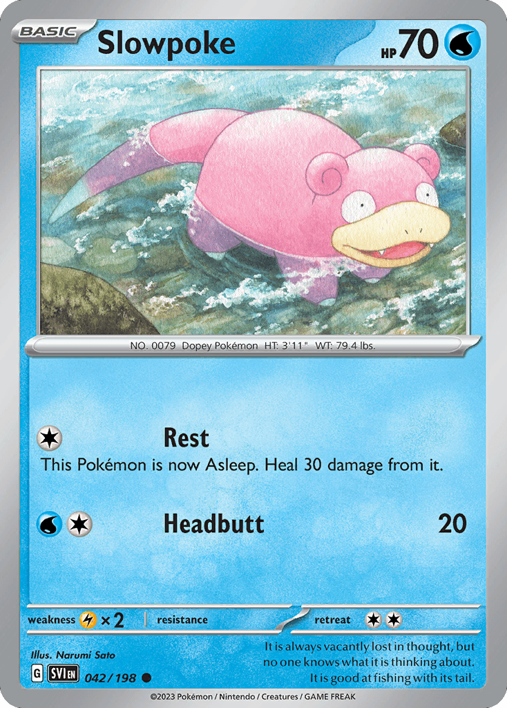 Slowpoke — Scarlet & Violet #42