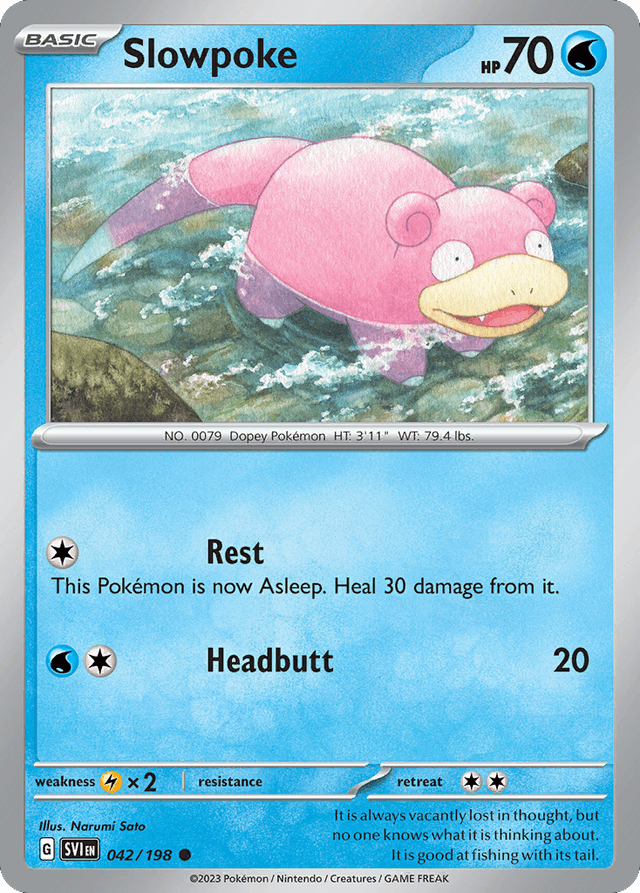 Slowpoke — Scarlet & Violet #42