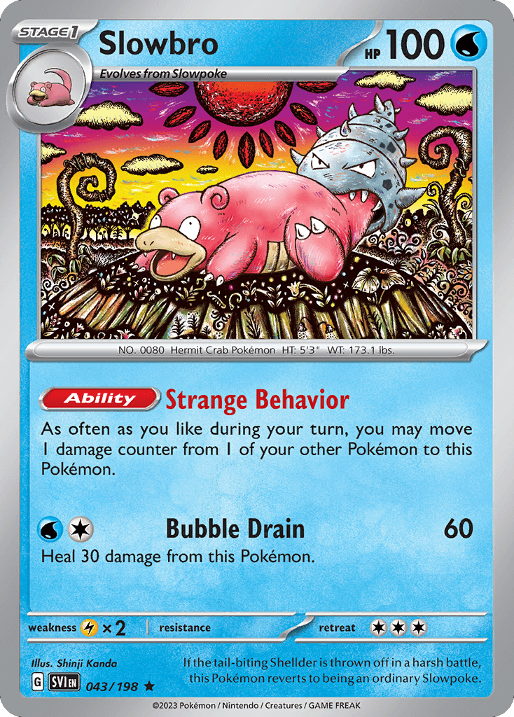 Slowbro — Scarlet & Violet #43