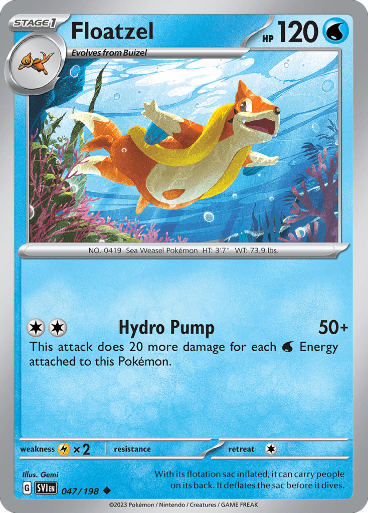 Floatzel — Scarlet & Violet #47
