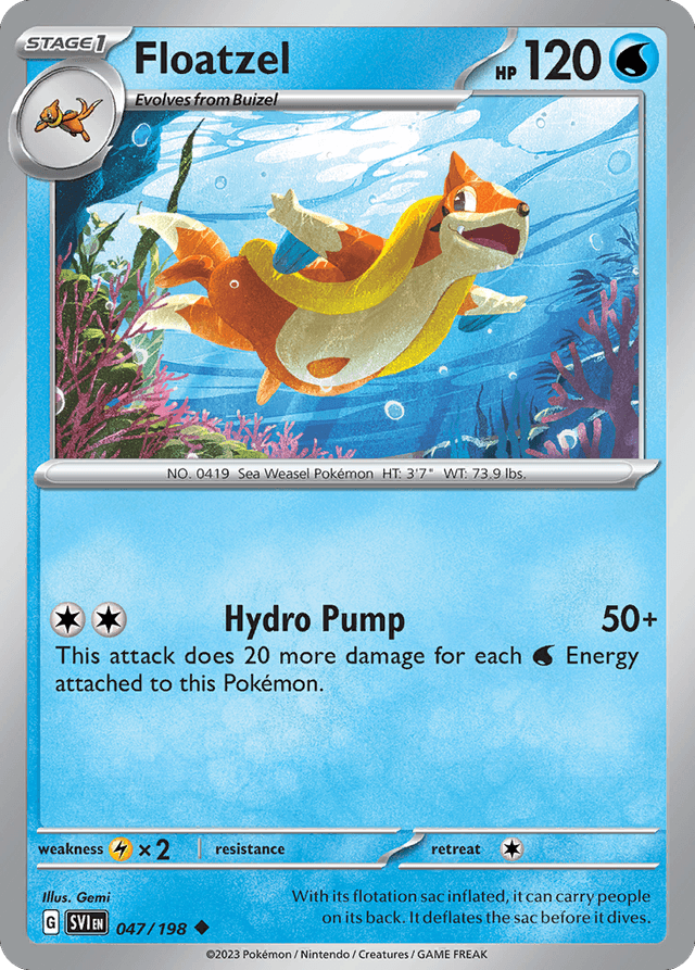 Floatzel — Scarlet & Violet #47