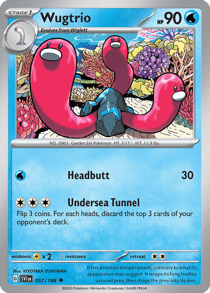 Wugtrio — Scarlet & Violet #57
