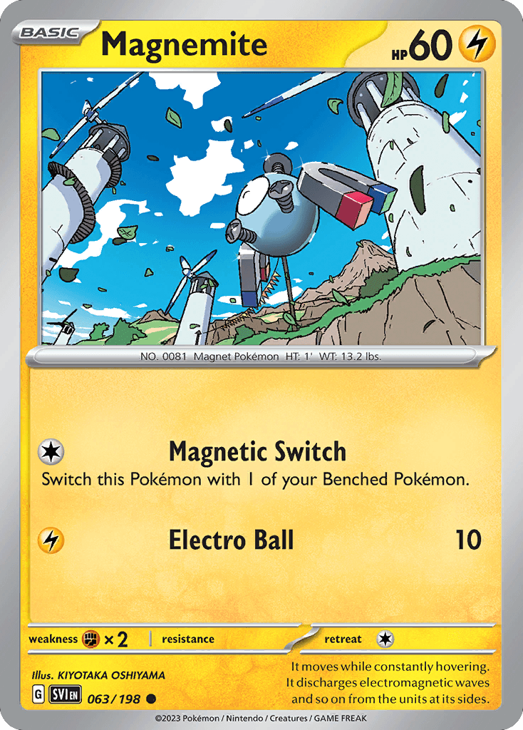 Magnemite — Scarlet & Violet #63