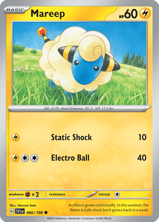 Mareep — Scarlet & Violet #66
