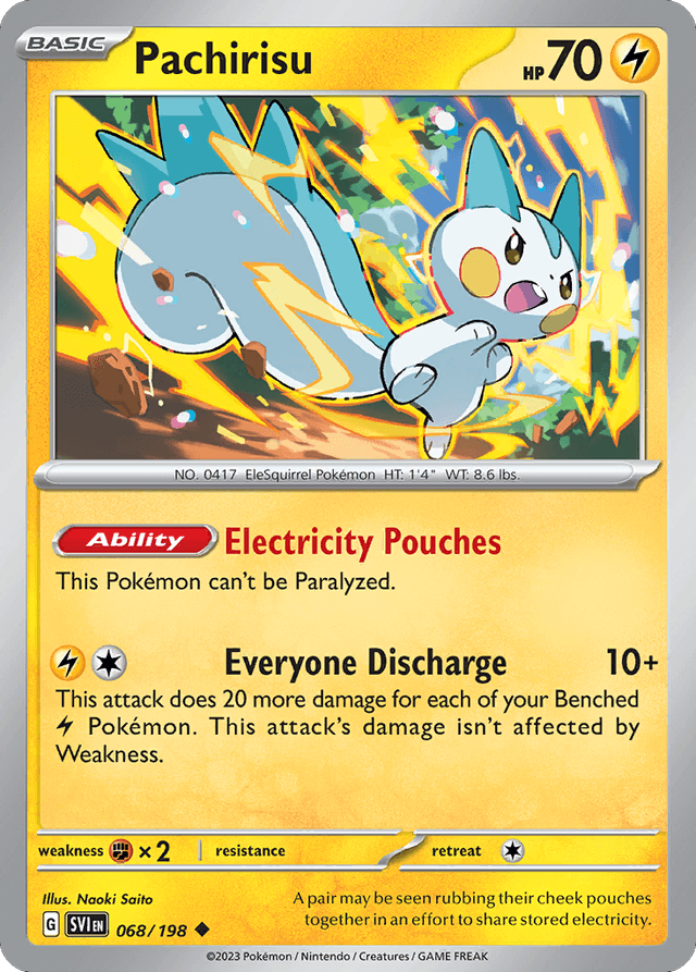 Pachirisu — Scarlet & Violet #68