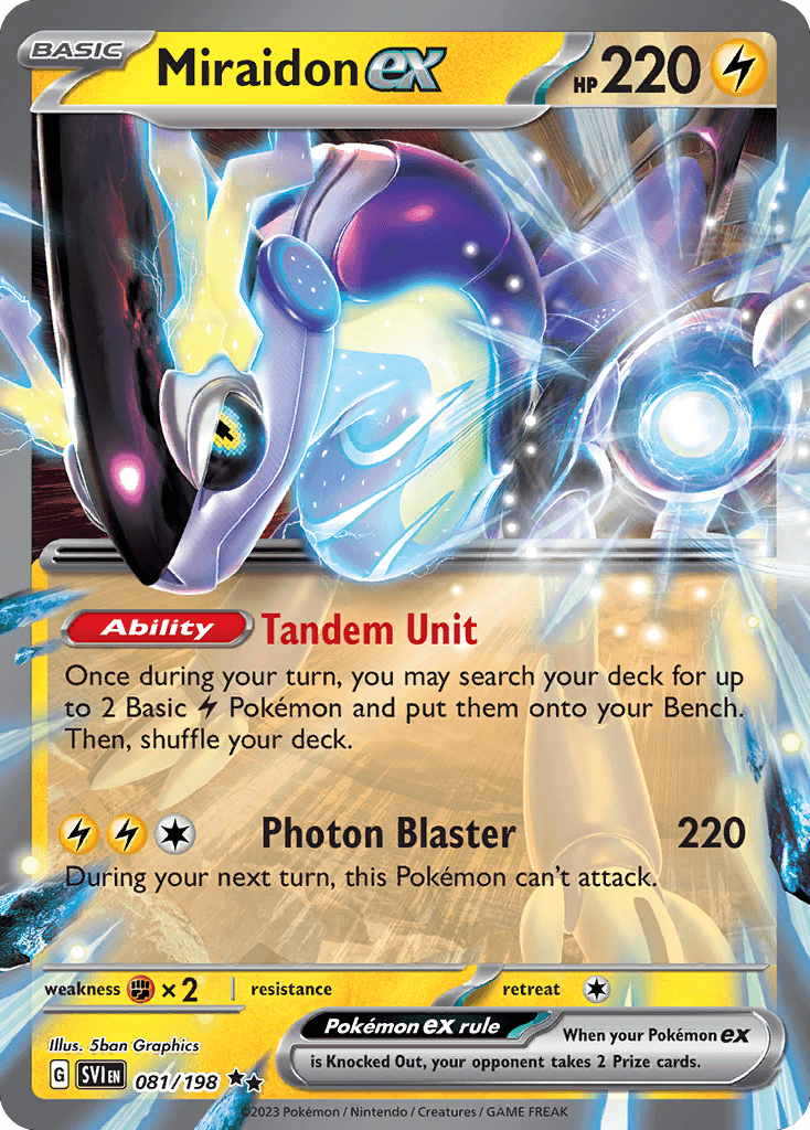 Miraidon ex — Scarlet & Violet #81
