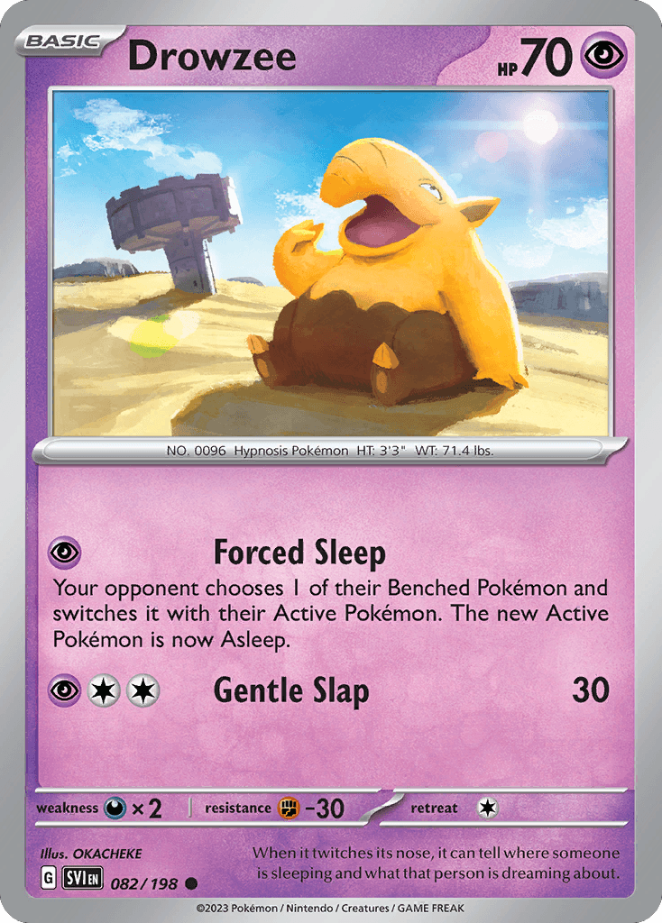 Drowzee — Scarlet & Violet #82
