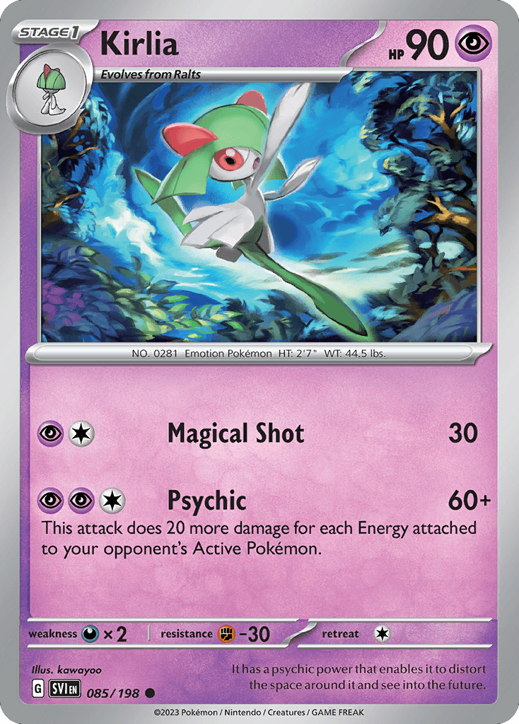 Kirlia — Scarlet & Violet #85