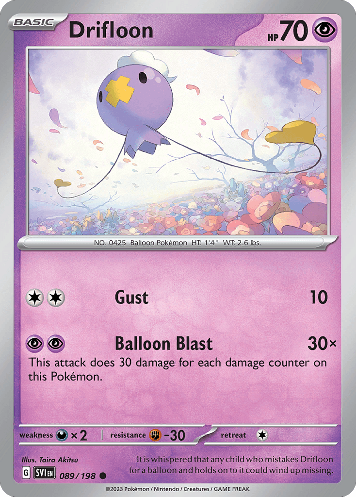 Drifloon — Scarlet & Violet #89