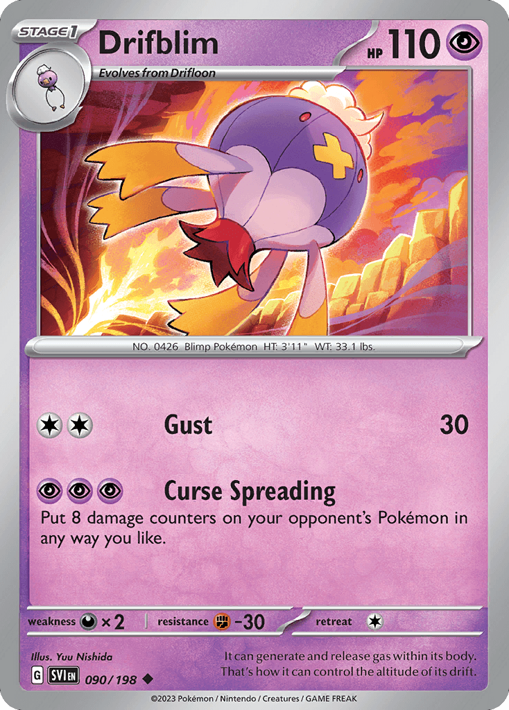 Drifblim — Scarlet & Violet #90