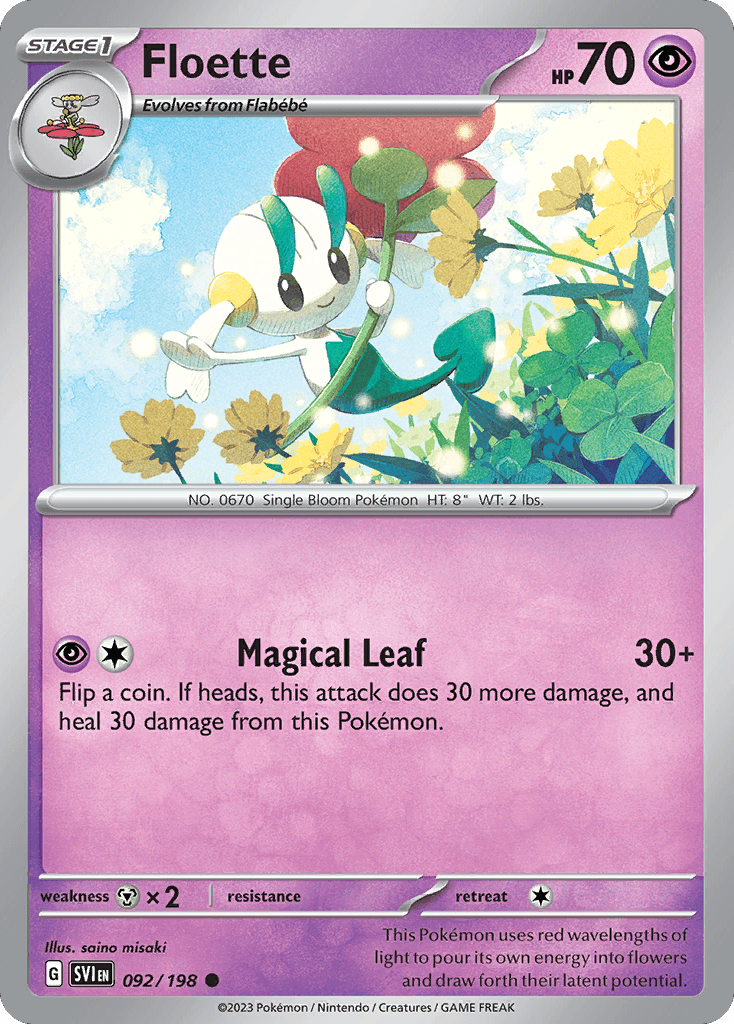 Floette — Scarlet & Violet #92