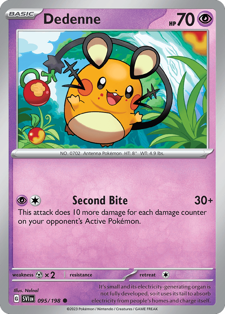 Dedenne — Scarlet & Violet #95