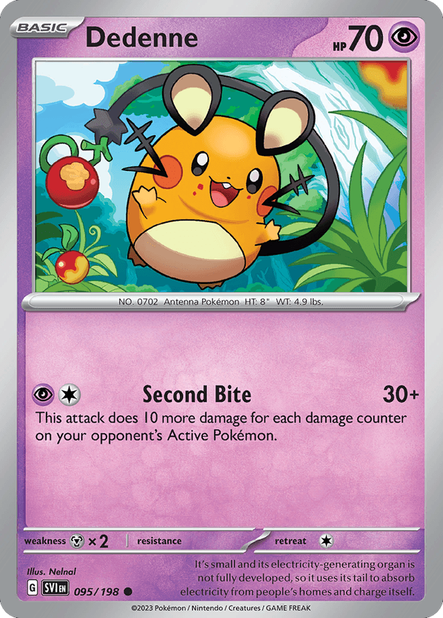 Dedenne — Scarlet & Violet #95