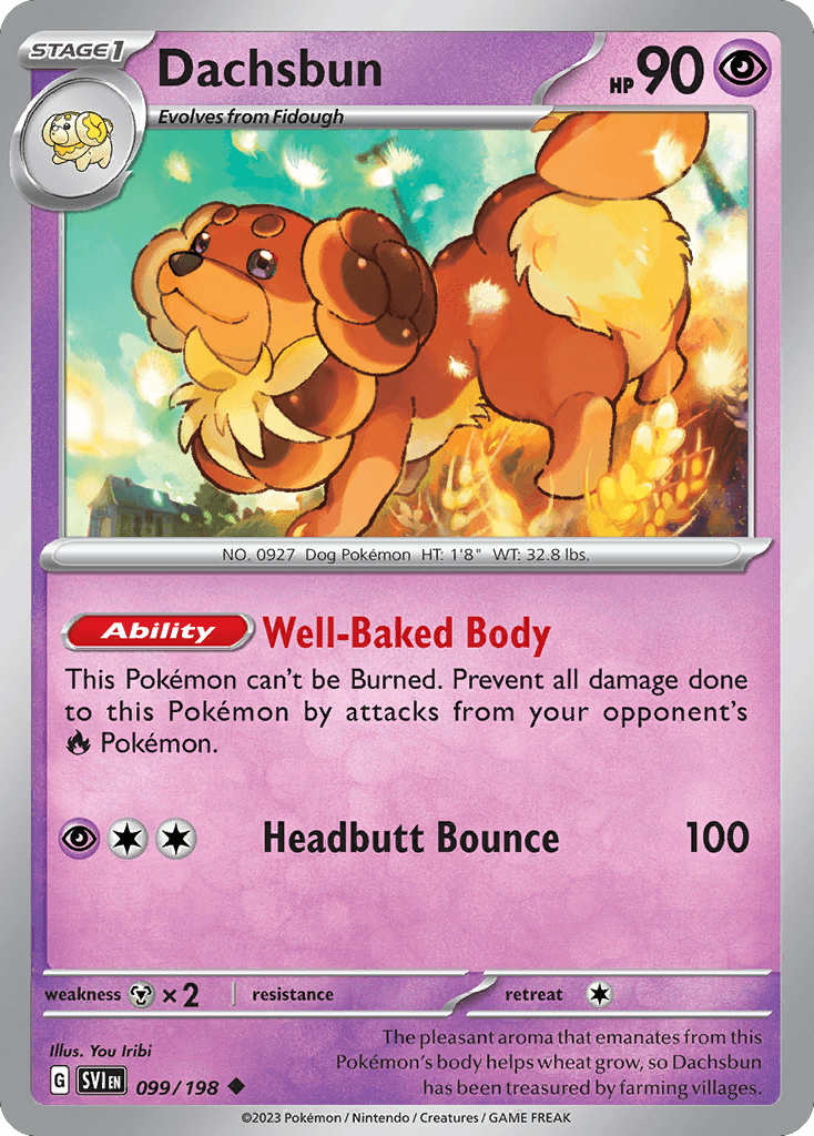 Dachsbun — Scarlet & Violet #99