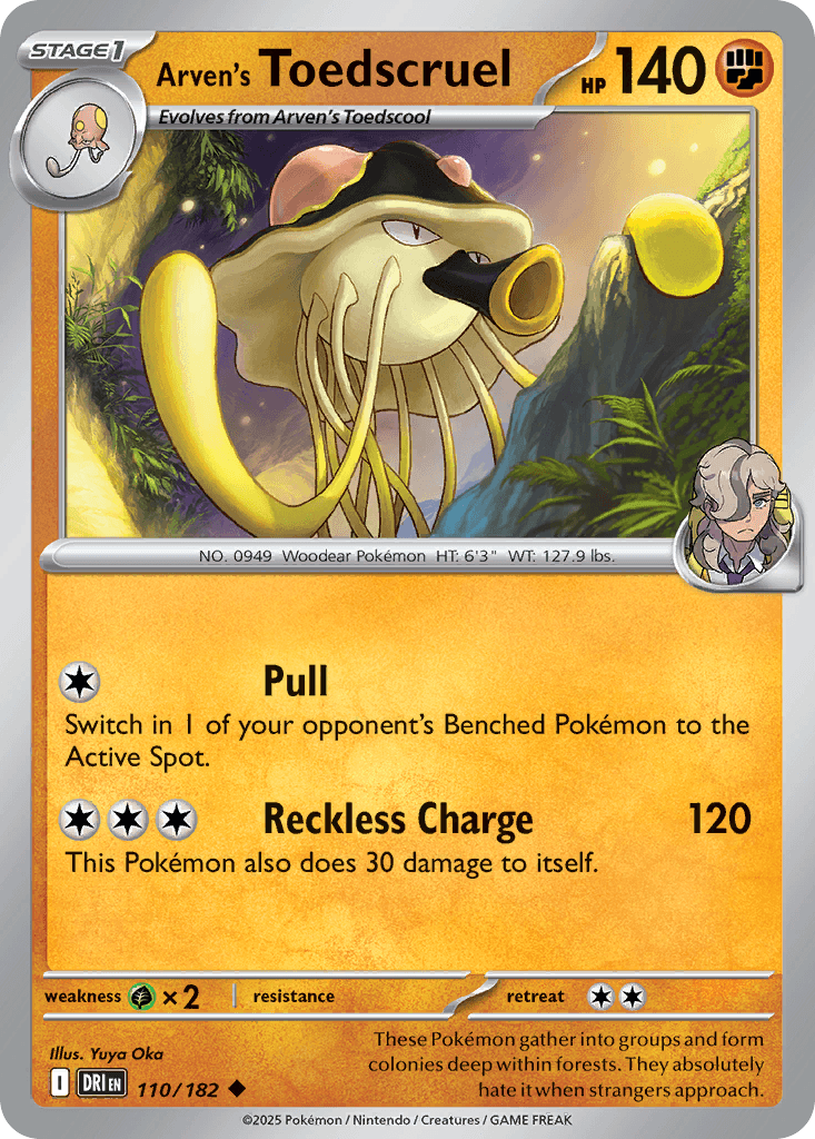 Arven's Toedscruel — Destined Rivals #110