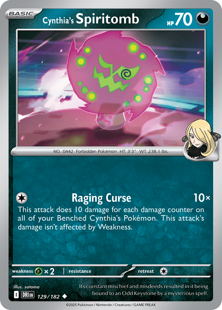 Cynthia's Spiritomb — Destined Rivals #129