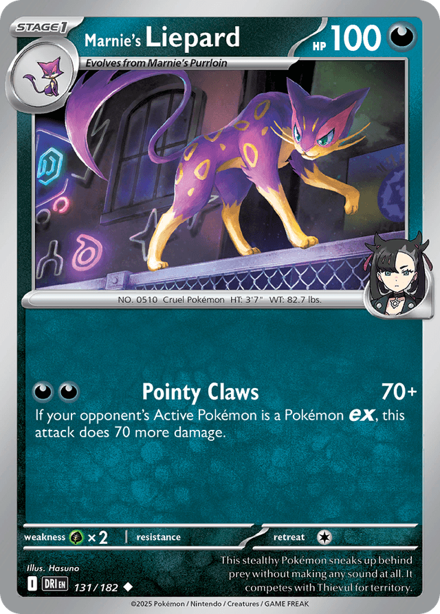 Marnie's Liepard — Destined Rivals #131