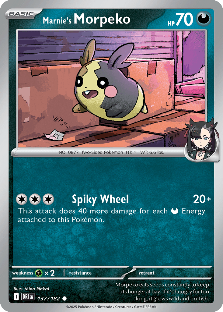 Marnie's Morpeko — Destined Rivals #137