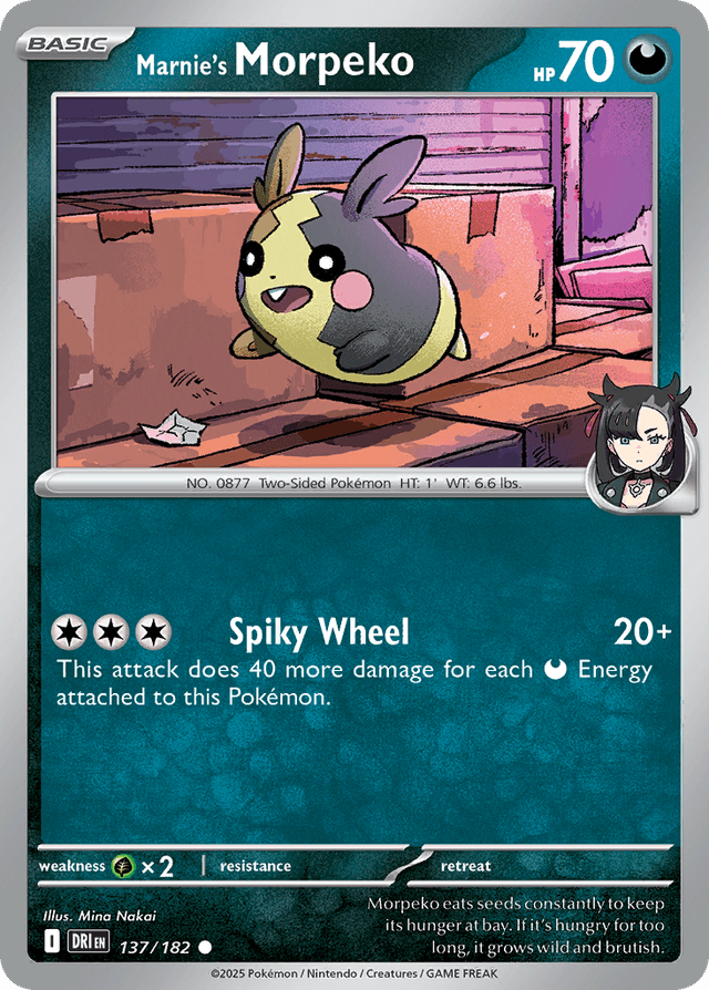 Marnie's Morpeko — Destined Rivals #137