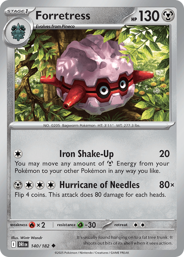 Forretress — Destined Rivals #140