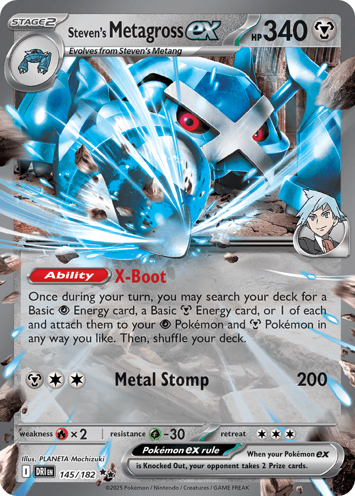 Steven's Metagross ex — Destined Rivals #145