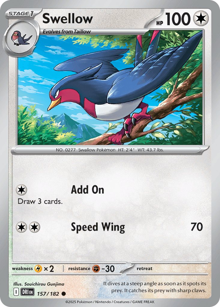 Swellow — Destined Rivals #157