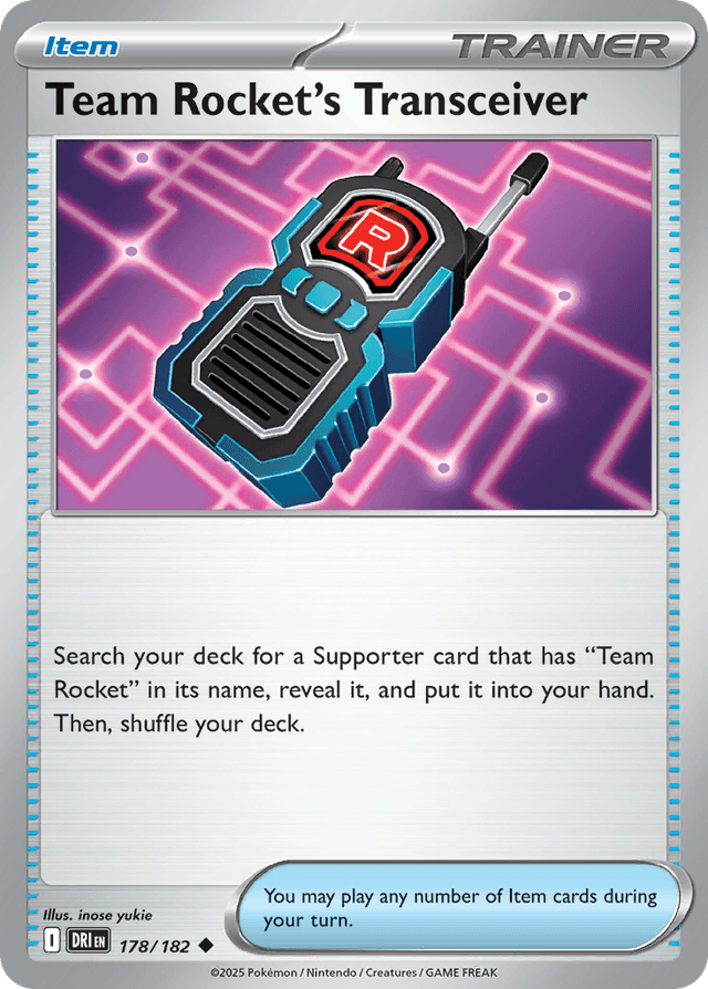 Team Rocket's Transceiver — Destined Rivals #178