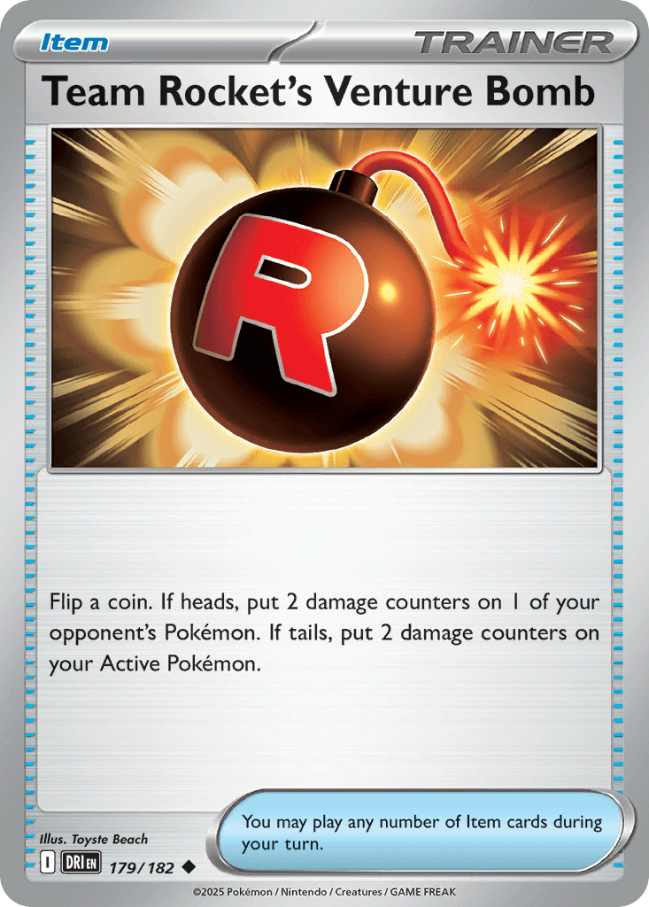Team Rocket's Venture Bomb — Destined Rivals #179