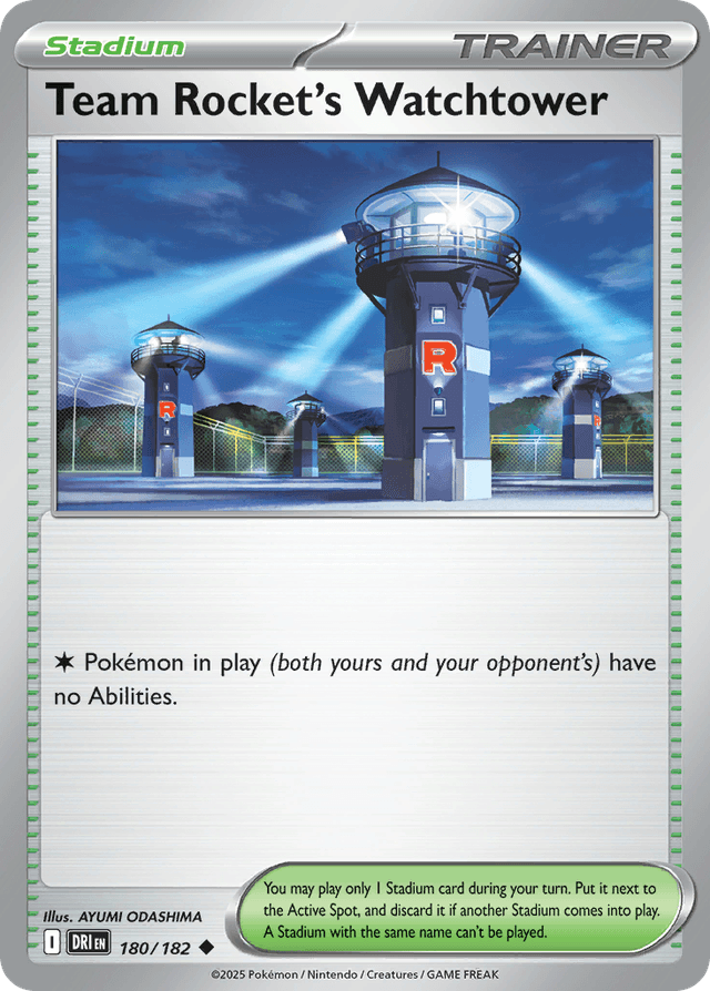 Team Rocket's Watchtower — Destined Rivals #180