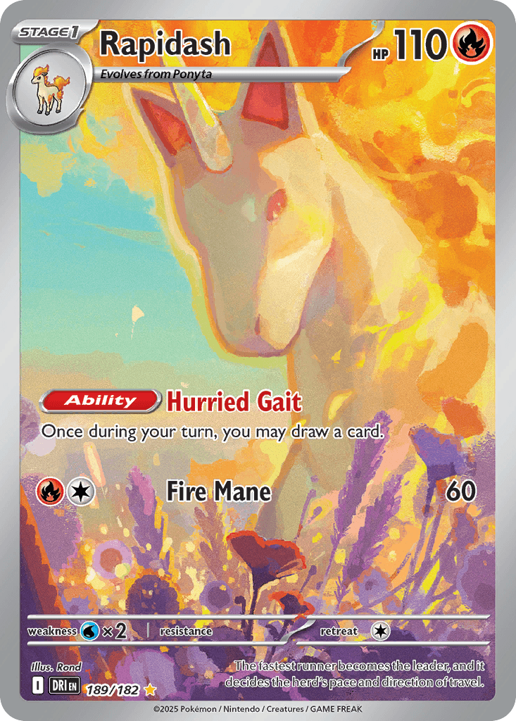 Rapidash — Destined Rivals #189