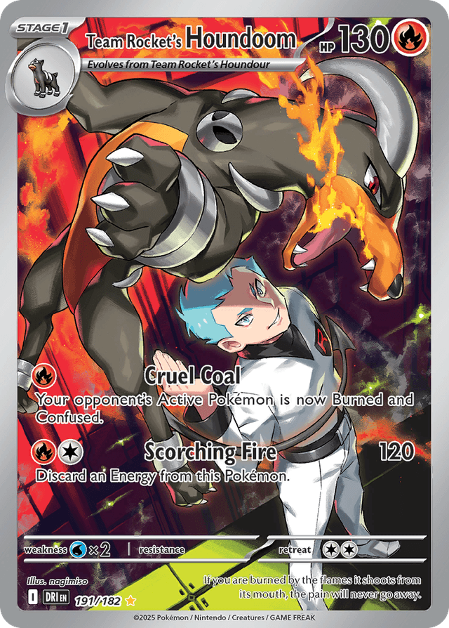 Team Rocket's Houndoom — Destined Rivals #191