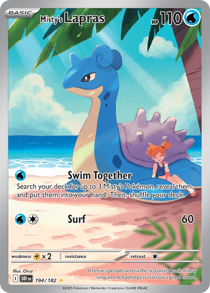 Misty's Lapras — Destined Rivals #194