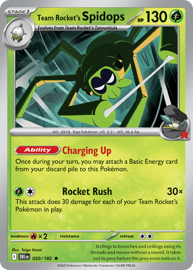 Team Rocket's Spidops — Destined Rivals #20