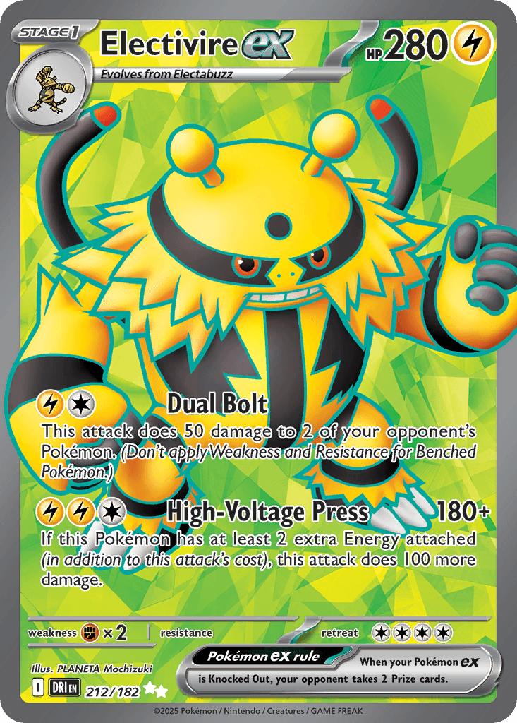 Electivire ex — Destined Rivals #212