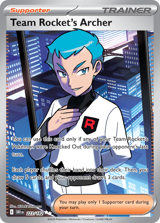 Team Rocket's Archer — Destined Rivals #223