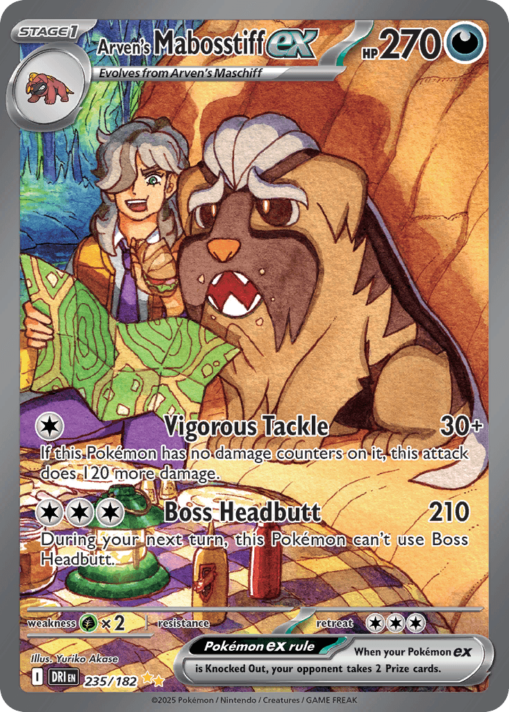 Arven's Mabosstiff ex — Destined Rivals #235