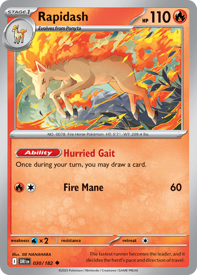 Rapidash — Destined Rivals #30