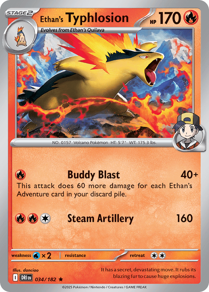 Ethan's Typhlosion — Destined Rivals #34