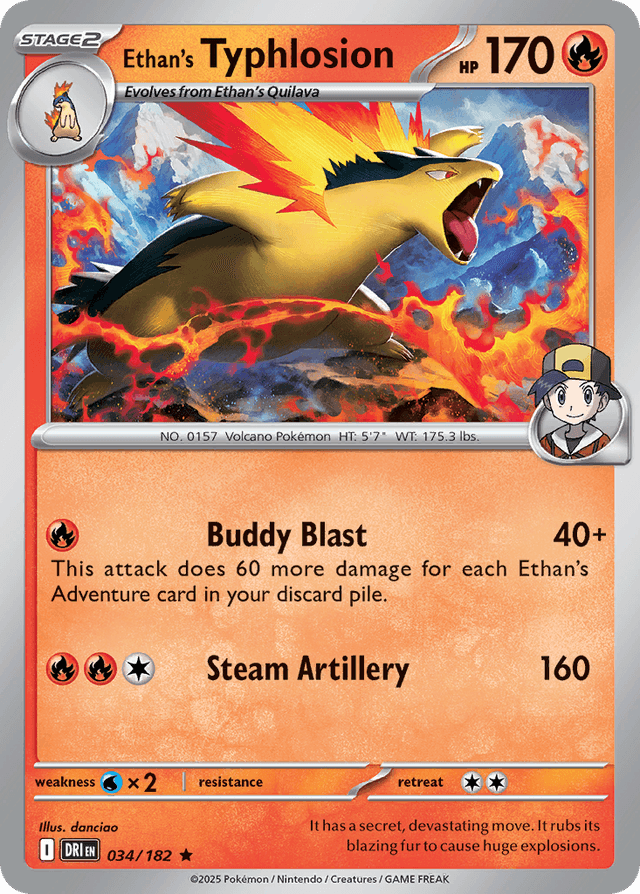 Ethan's Typhlosion — Destined Rivals #34