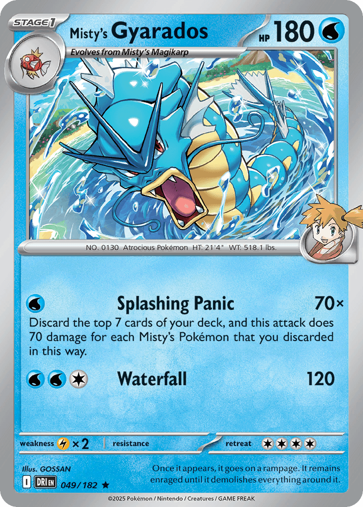 Misty's Gyarados — Destined Rivals #49