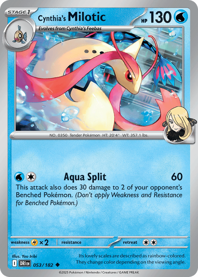 Cynthia's Milotic — Destined Rivals #53