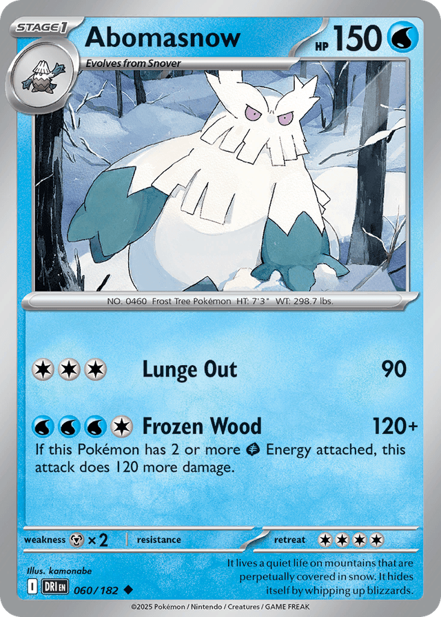 Abomasnow — Destined Rivals #60