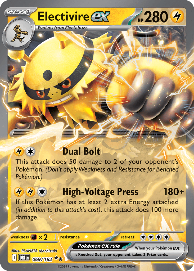 Electivire ex — Destined Rivals #69