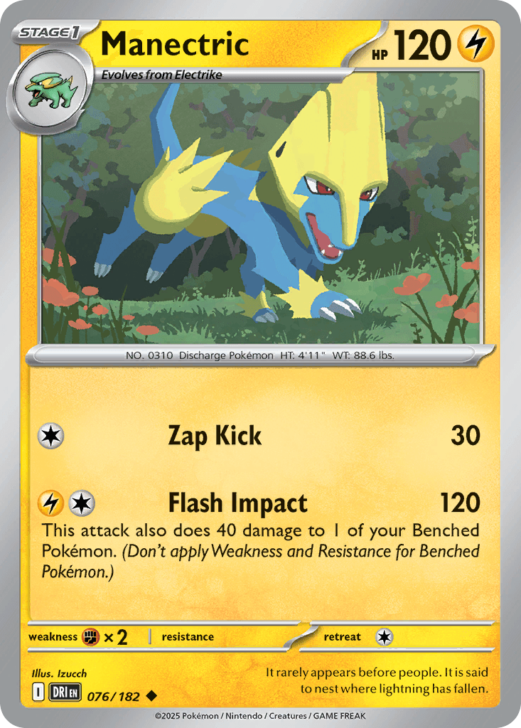 Manectric — Destined Rivals #76
