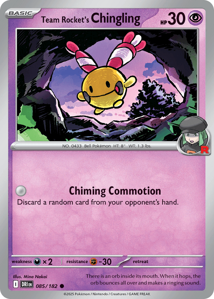 Team Rocket's Chingling — Destined Rivals #85