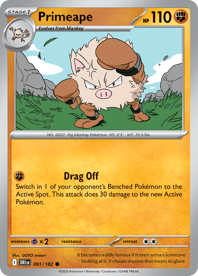 Primeape — Destined Rivals #91