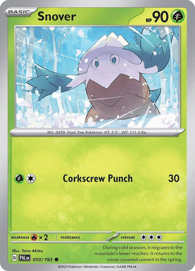 Snover — Paldea Evolved #10
